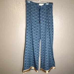 Quagga Green Label blue printed lounge pants large